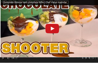 Chocolate Shooter and chocolate trifle